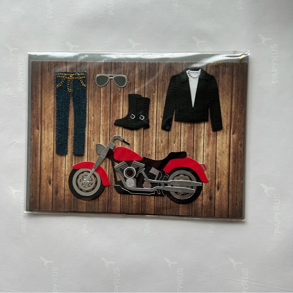 New Papyrus Biker Themed Card